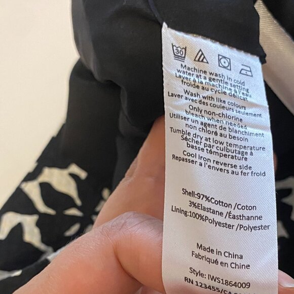 IMNYC Blank and White Skirt Size 6 - Picture 7 of 7